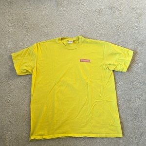 Yellow Supreme No More Shit Tee